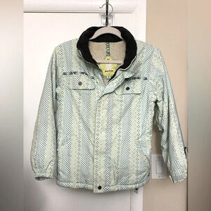 Burton Girls Youth Jacket Snowboard Ski Fleece Lined Size Large